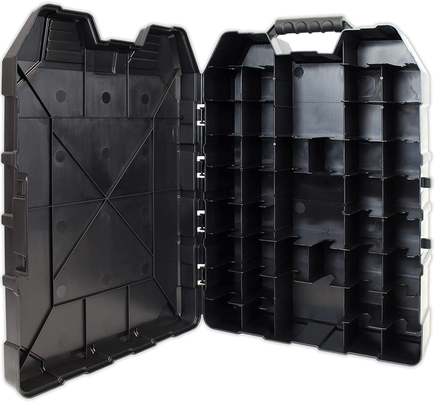 Hot Wheels 48-Car Storage Case – Durable Plastic Carrying Case with Handle for Die-Cast Toy Cars, Fits 1:64 Scale Vehicles, Organizer for Kids Travel & Display