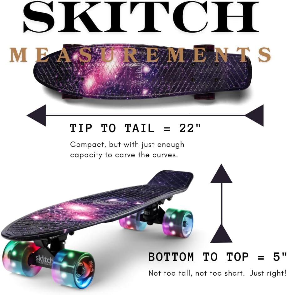 Skateboards for Kids, Teens and Adults | Premium Skateboard Gift Set for Beginners and Pros Complete with Mini Cruiser Board + Skateboard Backpack + Video Course + Speed Control + Skate Tool