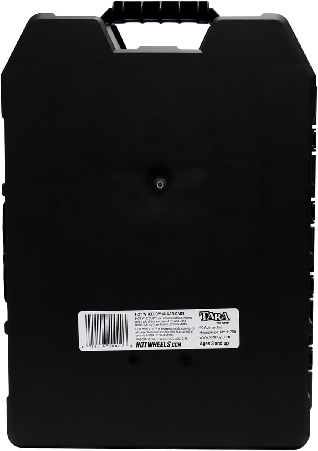 Hot Wheels 48-Car Storage Case – Durable Plastic Carrying Case with Handle for Die-Cast Toy Cars, Fits 1:64 Scale Vehicles, Organizer for Kids Travel & Display