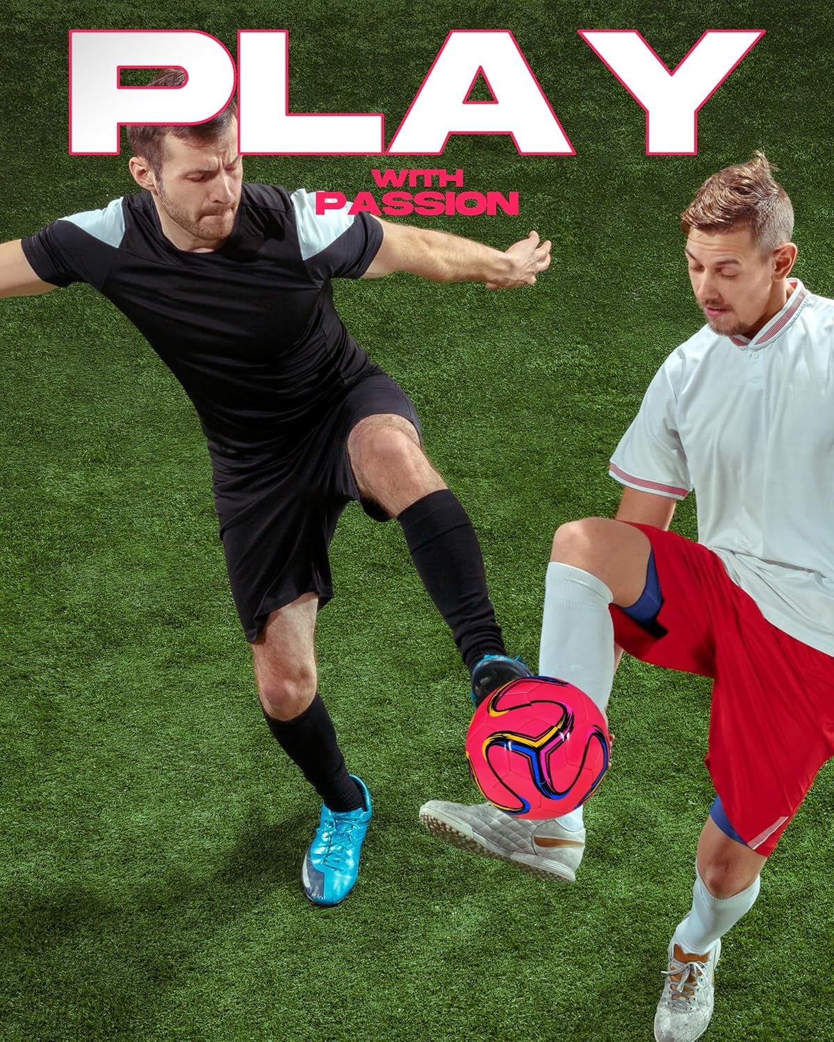 Brasilia Soccer Ball – Sizes 5, 4, 3 & 2 – Youth & Adult Training Soccer Ball for Practice, Games & Grass Fields